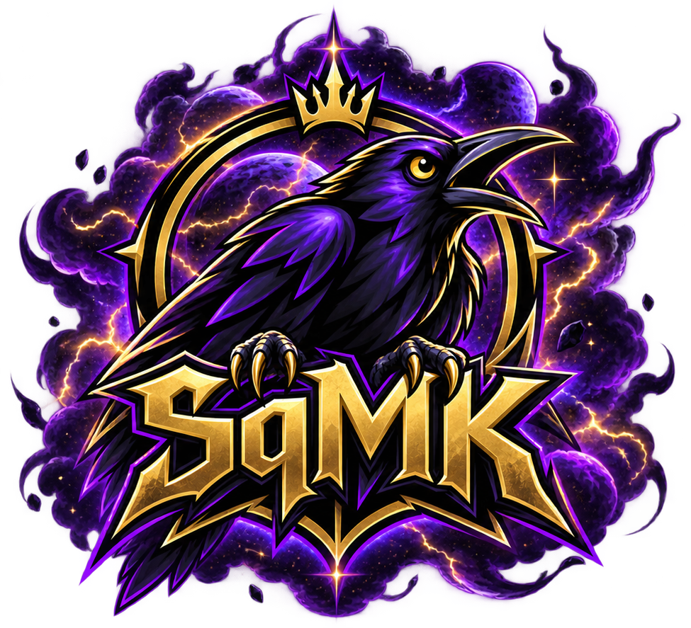 SqMK raven and crown crest